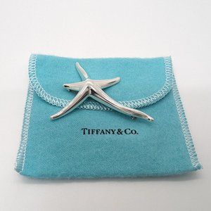 Tiffany & Co. Elsa Peretti Starfish Pin Brooch Sterling Silver 925